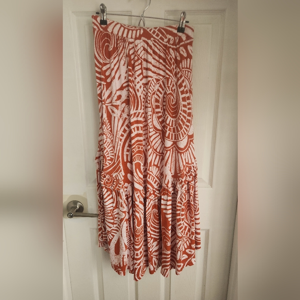 Anthropologie Bohdi Midi Skirt Abstract Print - Picture 8 of 8
